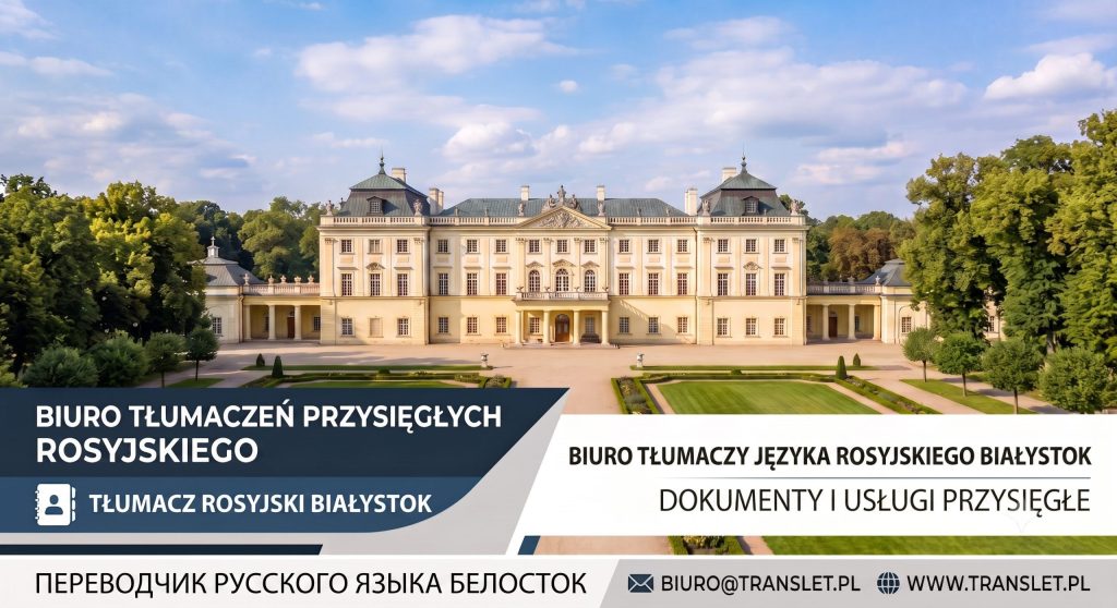tlumacz rosyjskiego Białystok